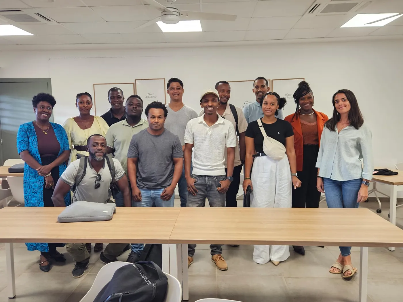 Groupe de participants à une session de formation WETY