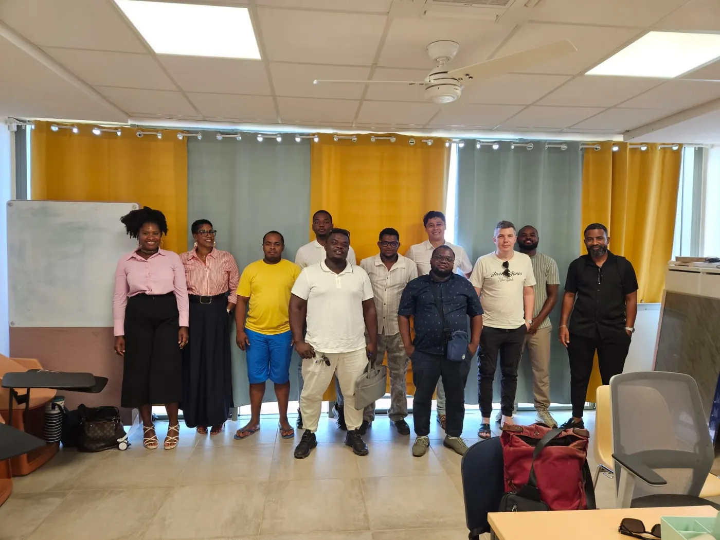 Participants d'une session de formation WETY